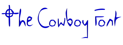 The Cowboy Font フォント
